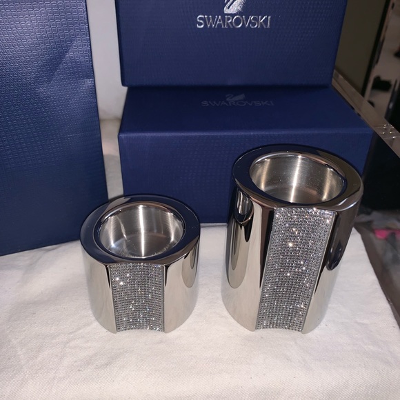 Swarovski tealight holder set - Picture 2 of 3